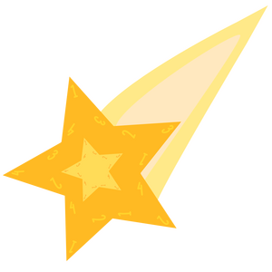 Home button Shooting star logo