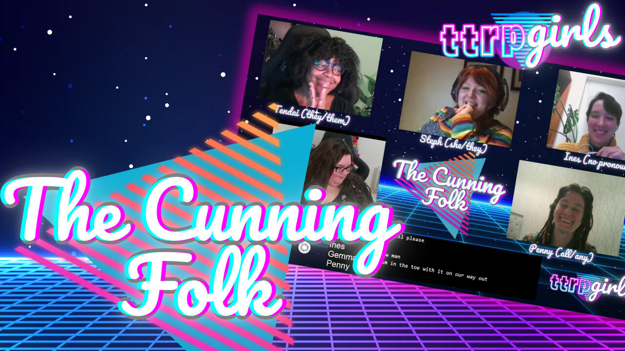 TTRPGirls The Cunning Folk title card